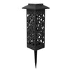 Lampa solara LED Flippy, tip felinar cu acoperis, pentru gradina, inaltime 30.2 cm, putere 0.2W, 1.2V, 600mAh, alb rece-0