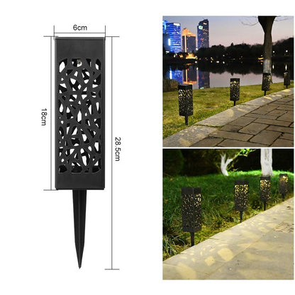 Lampa solara LED Flippy, tip felinar, pentru gradina, inaltime 28.5 cm, putere 0.2W, 1.2V, 600mAh, alb cald-1