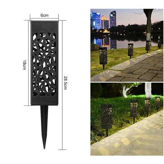 Lampa solara LED Flippy, tip felinar, pentru gradina, inaltime 28.5 cm, putere 0.2W, 1.2V, 600mAh, alb cald-1