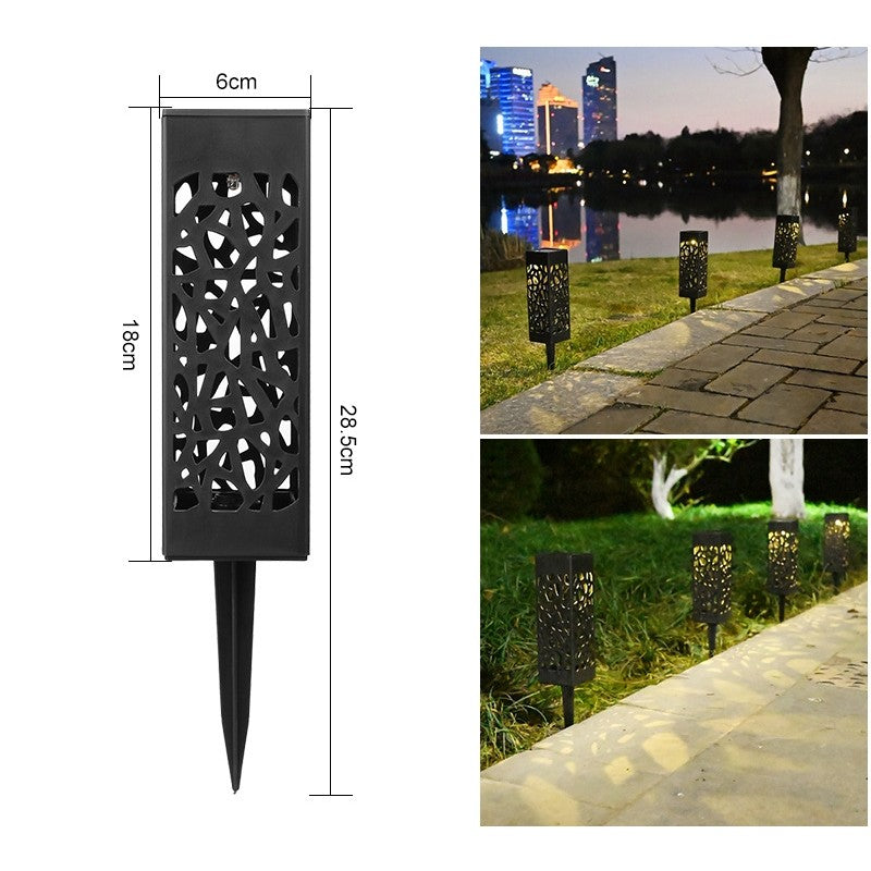 Lampa solara LED Flippy, tip felinar, pentru gradina, inaltime 28.5 cm, putere 0.2W, 1.2V, 600mAh, alb cald-1