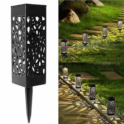 Lampa solara LED Flippy, tip felinar, pentru gradina, inaltime 28.5 cm, putere 0.2W, 1.2V, 600mAh, alb rece-2