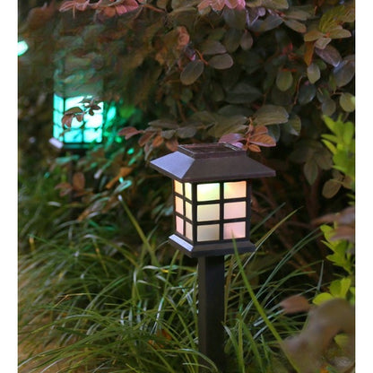 Lampa solara Led pentru gradina, Tip felinar, Flippy, Alb cald-3
