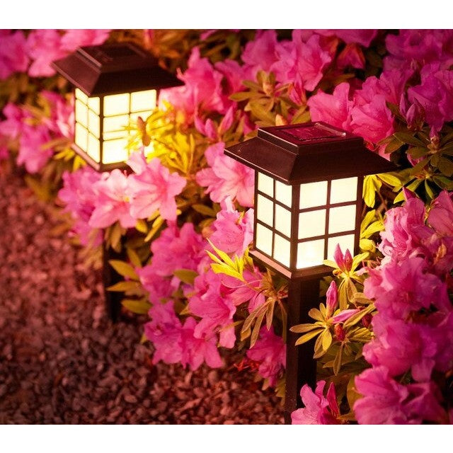 Lampa solara Led pentru gradina, Tip felinar, Flippy, Alb cald-4