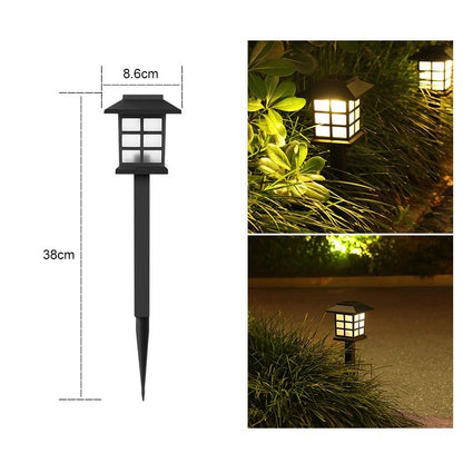 Lampa solara Led pentru gradina, Tip felinar, Flippy, Alb cald-9