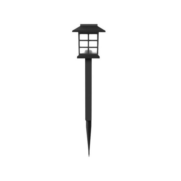 Lampa solara Led pentru gradina, Tip felinar, Flippy, Rosu-0