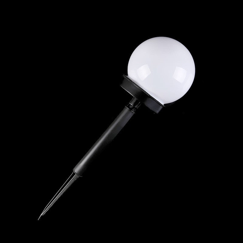 Lampa solara LED, Sferica, Tip Glob Flippy, Diametru 10 cm, Alb cald