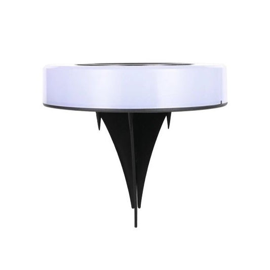 Lampa solara LED, sub forma de cerc, pentru gazon sau gradina, Rezistenta la apa, Flippy, Alb rece-0