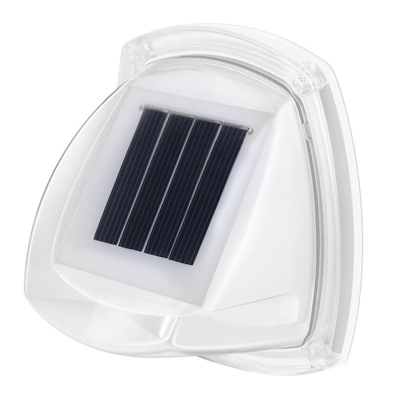 Lampa solara LED tip aplica pentru perete Flippy, 8.5 x 9 cm, 2V, ABS, 600mAh, rezistent la apa, material ABS, 8 LED-uri, alb cald-0