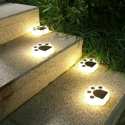Lampa solara LED, Tip laba de urs, pentru gazon sau gradina, Rezistenta la apa, Flippy, Alb cald-7
