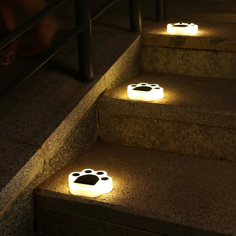 Lampa solara LED, Tip laba de urs, pentru gazon sau gradina, Rezistenta la apa, Flippy, Alb cald-10