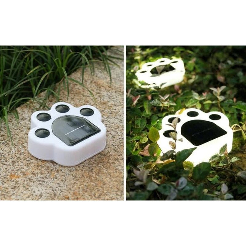Lampa solara LED, Tip laba de urs, pentru gazon sau gradina, Rezistenta la apa, Flippy, Alb rece-1