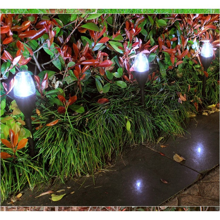 Lampa solara LED tip pahar de vin pentru gradina Flippy, inaltime 37.5 cm, efect de flacara, material PVC si ABS, 2V, 200mAh, alb rece-3