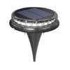 Lampa solara LED tip spot pentru gradina Flippy, 8 LED-uri, material ABS si Policarbonat, baterie 1.2V, 600mah, 12 x 13.5 cm, alb rece-0