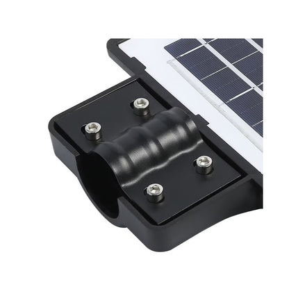 Lampa solara stradala Flippy, cu telecomanda, senzor de miscare si lumina, suport prindere, 225 LED-uri, IP65, ABS, 15AH, 300W, temperatura culoare 6500K, 69.5x24.3x6.8 cm, autonomie 10-12 ore, negru-4