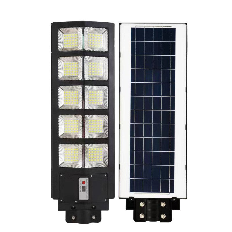 Lampa solara stradala Flippy, cu telecomanda, senzor de miscare si lumina, suport prindere, 225 LED-uri, IP65, ABS, 15AH, 300W, temperatura culoare 6500K, 69.5x24.3x6.8 cm, autonomie 10-12 ore, negru-0