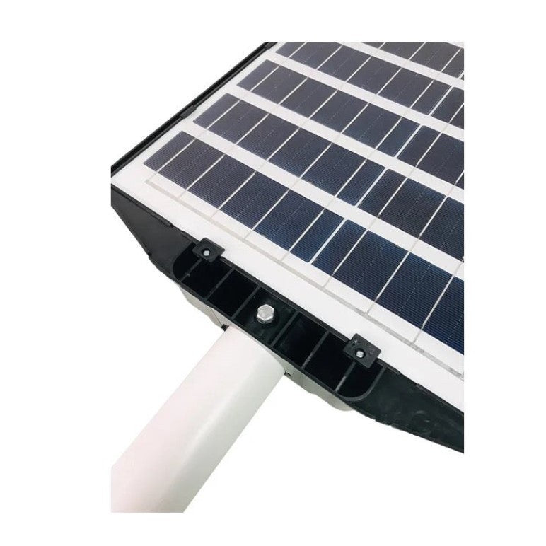 Lampa solara stradala Flippy, cu telecomanda, senzor de miscare si lumina, suport prindere, 280 LED-uri, IP65, ABS, 12AH, 500W, temperatura culoare 6500K, 44.5x37.7x6.6 cm, autonomie 10-12 ore, negru-4