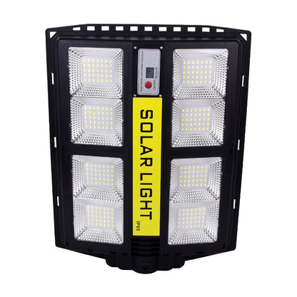 Lampa solara stradala Flippy, cu telecomanda, senzor de miscare si lumina, suport prindere, 720 LED-uri, IP65, ABS, 15AH, 500W, temperatura culoare 6500K, 44.5x34.7x6.6 cm, autonomie 10-12 ore, negru-5