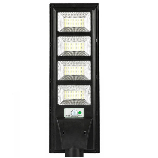Lampa solara stradala Flippy, cu telecomanda, senzor de miscare si lumina, suport prindere, 192 LED-uri, IP65, ABS, 8AH, 200W, temperatura culoare 6500K, 58.6x18.8x5 cm, autonomie 10-12 ore, negru-0