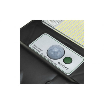 Lampa solara stradala Flippy, cu telecomanda, senzor de miscare si lumina, suport prindere, 48 LED-uri, IP65, ABS, 5AH, 50W, temperatura culoare 6500K, 28.5x18.8x5 cm, autonomie 10-12 ore, negru-4