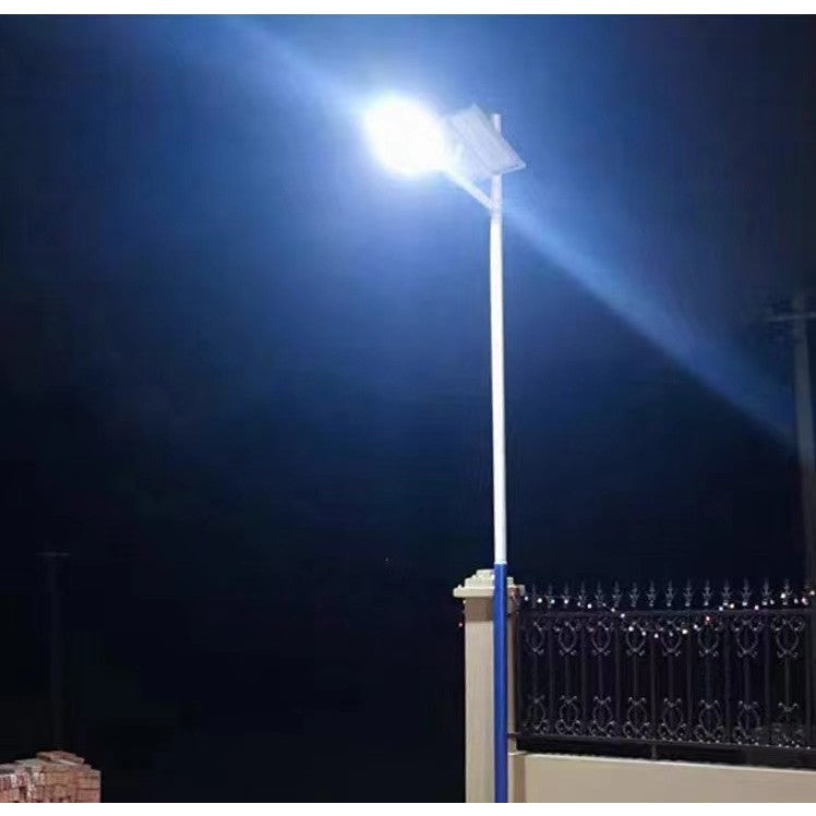 Lampa solara stradala Flippy, pentru curte sau strada, cu doua grile, finisaj mat, rezistent la apa, montare prin fixare, senzor lumina, baterie de litiu, IP65, lumina rece, putere 500W, autonomie 10 ore, 55 x 23 x 9 cm, gri-8