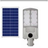 Lampa solara stradala Flippy, pentru curte sau strada, cu doua grile, finisaj mat, rezistent la apa, montare prin fixare, senzor lumina, baterie de litiu, IP65, lumina rece, putere 500W, autonomie 10 ore, 55 x 23 x 9 cm, gri-9