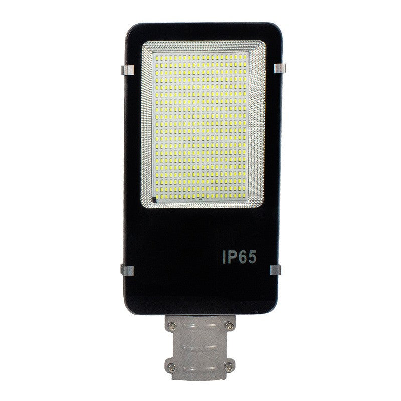 Lampa solara stradala Flippy, pentru curte sau strada, finisaj lucios, rezistent la apa, montare prin fixare, senzor lumina, baterie de litiu, IP65, lumina rece, putere 200W, autonomie 10 ore, 49 x 21 x 6.5 cm, negru-12