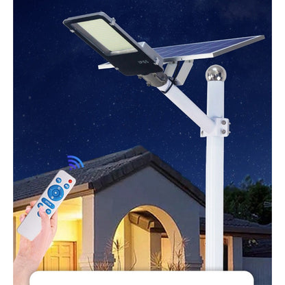 Lampa solara stradala Flippy, pentru curte sau strada, finisaj lucios, rezistent la apa, montare prin fixare, senzor lumina, baterie de litiu, IP65, lumina rece, putere 500W, autonomie 10 ore, 49.5 x 21 x 9 cm, negru-8