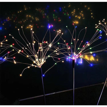 Lampa solara sub forma de artificii, 120 LED-uri, multicolor, Flippy-1