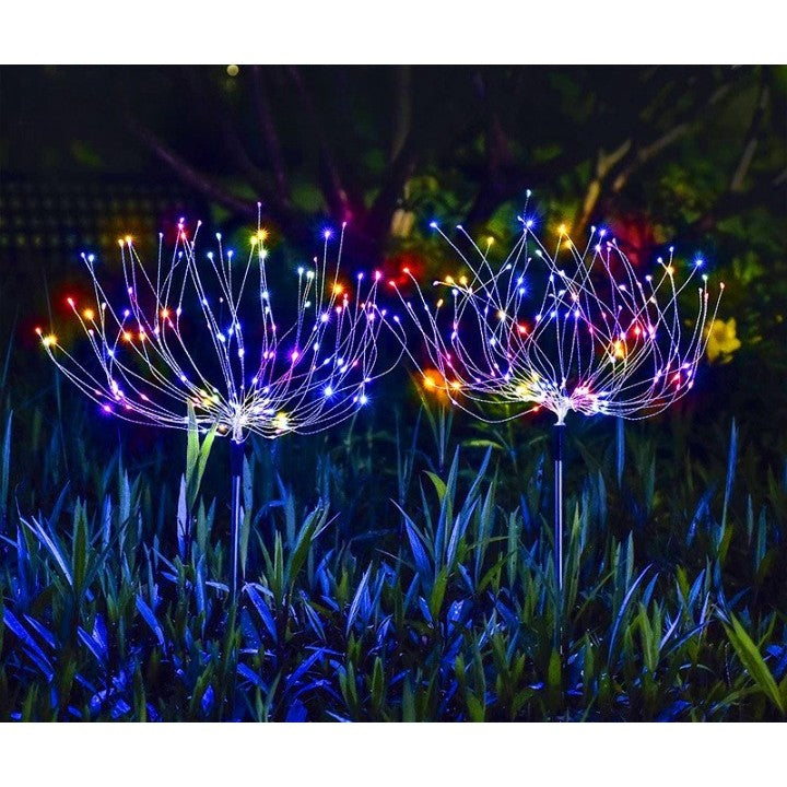 Lampa solara sub forma de artificii, 90 LED-uri, multicolor, Flippy-2
