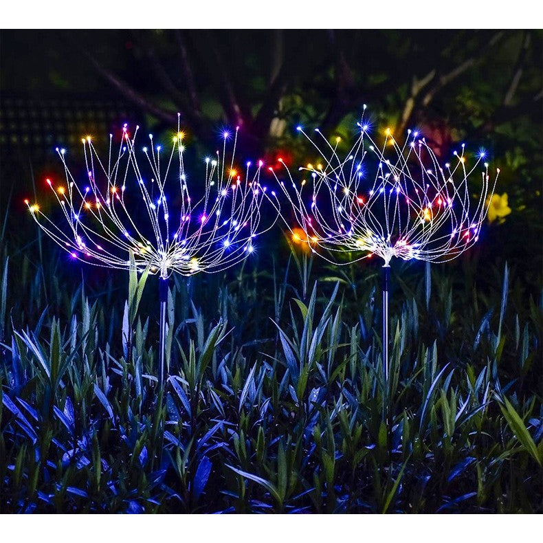 Lampa solara sub forma de artificii, 90 LED-uri, multicolor, Flippy-3