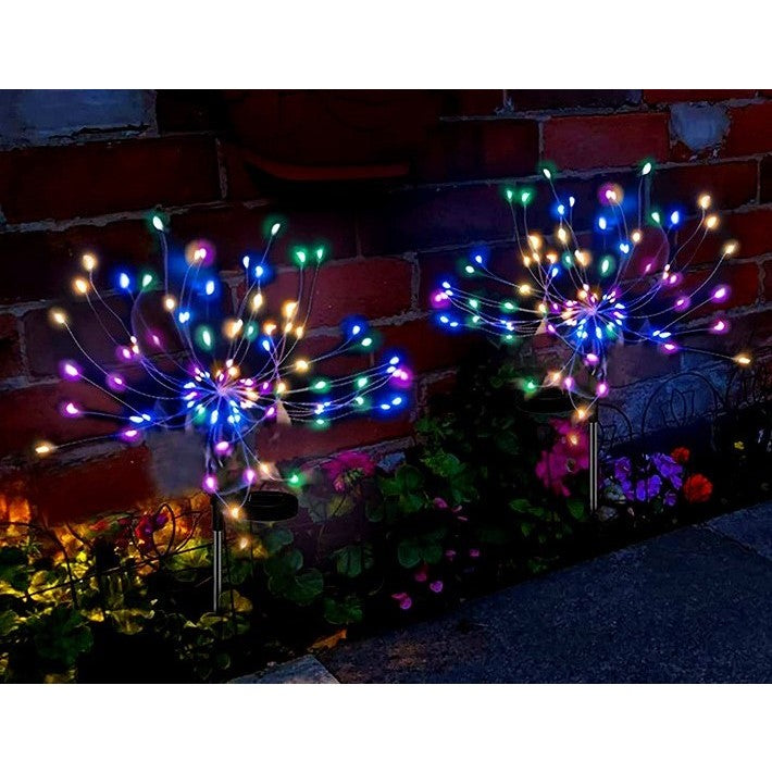 Lampa solara sub forma de artificii, 90 LED-uri, multicolor, Flippy-4