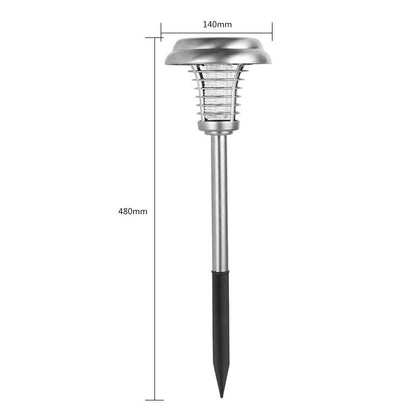Lampa solara tip torta Flippy, anti-insecte, tantari, UV, LED, 1.2V, IP65, 1 LED, material ABS, 48 x 14 cm, gri-5