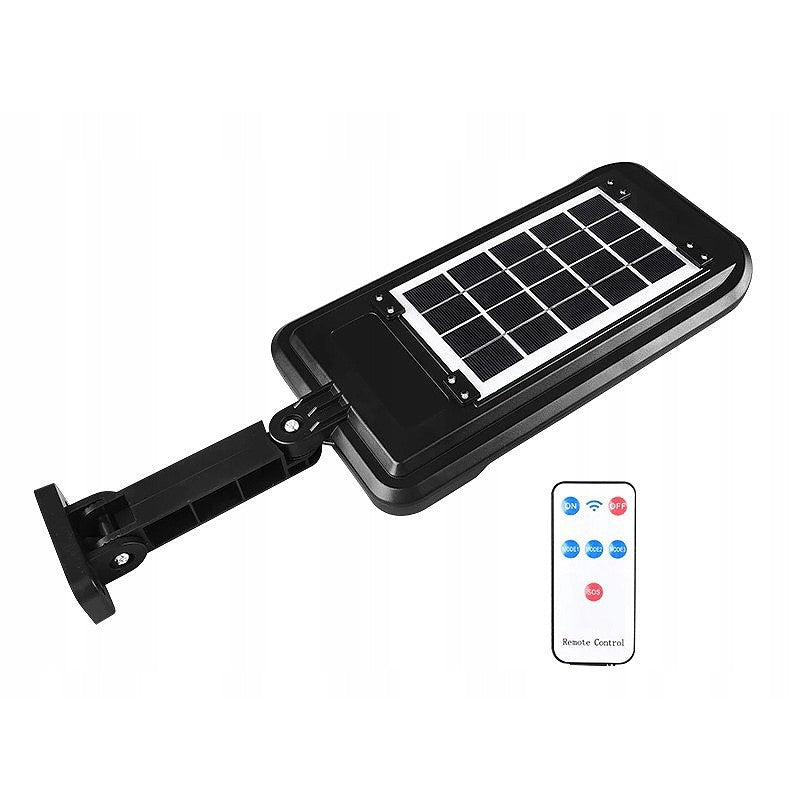 Lampă stradală solară Flippy, cu telecomandă, 36 cm x 11.5 cm, 108 COB LED, 2592 Lumeni, 21.6 W - echivalent 172 W bec incadescent, IP65, Senzor de Miscare, Senzor de Lumina, 2 Grile, Alb Rece-2