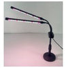 Lampa UV pentru crestere plante Flippy, conectare la retea, 10W, 2 capete, lumina alb/mov, 36 LED-uri, ajustabila pana la 60 cm-0