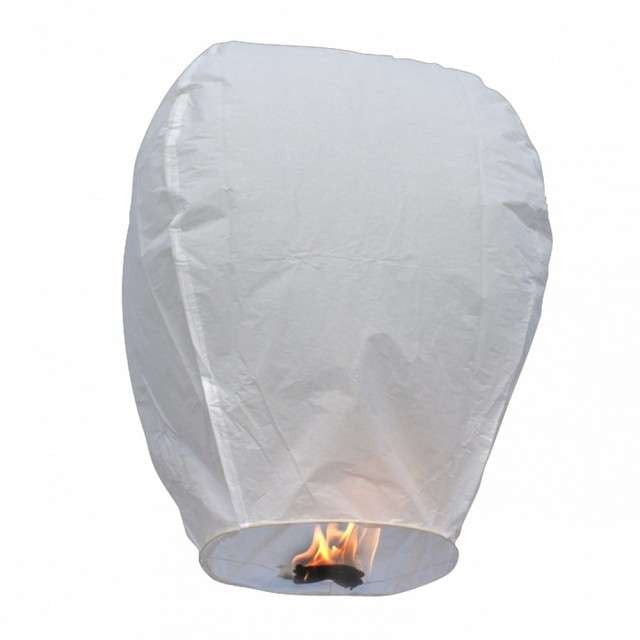 Lampion zburator clasic pentru evenimente, Alb-0
