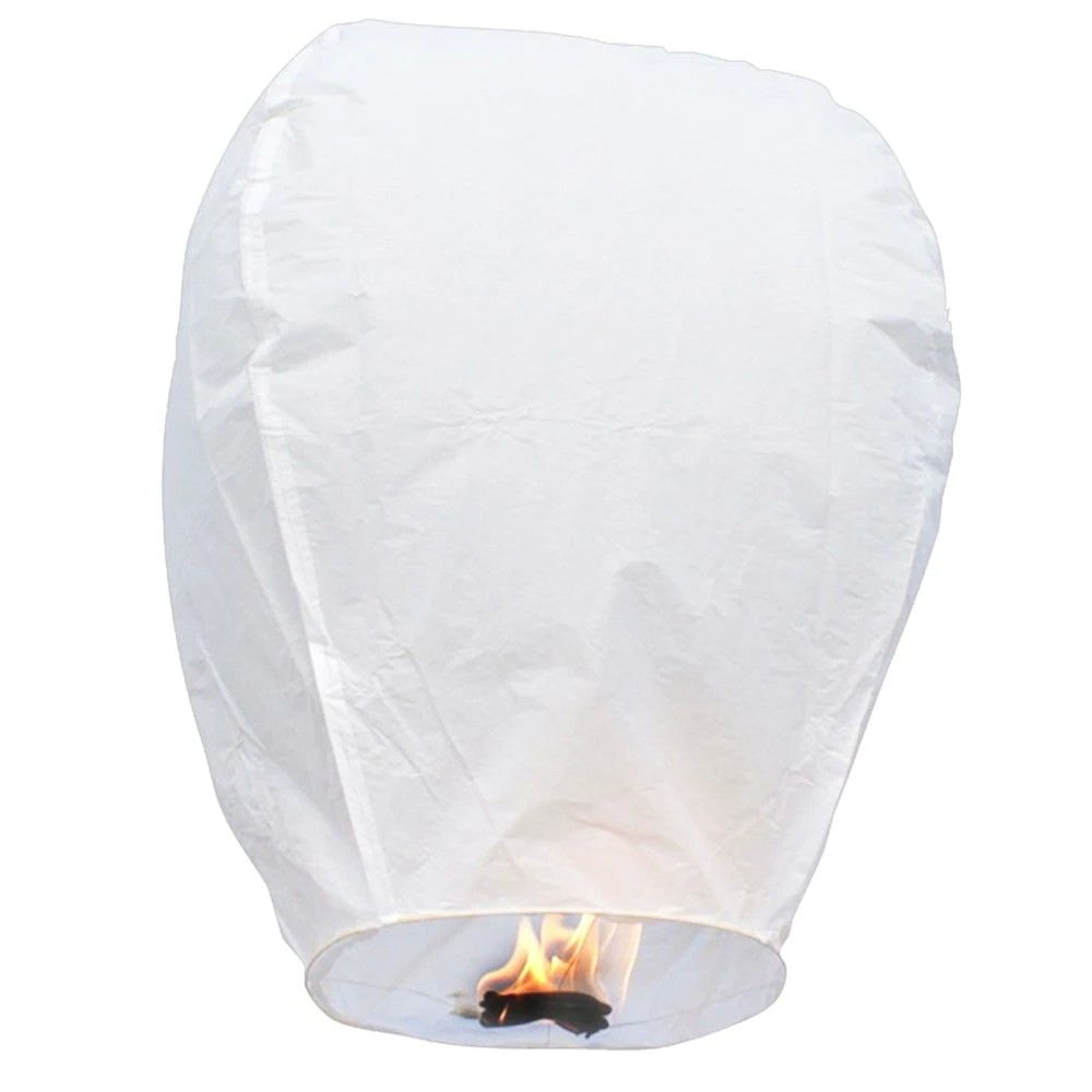 Lampion zburator, Flippy, hartie biodegradabila, Alb-0