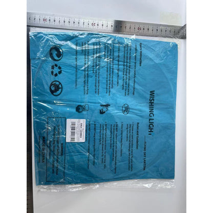 Lampion zburator, Flippy, hartie biodegradabila, Albastru-1