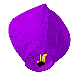 Lampion zburator, Flippy, hartie biodegradabila, Mov-0