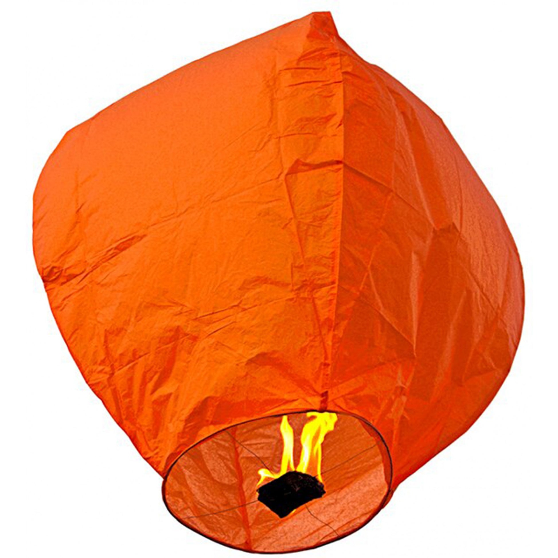 Lampion zburator, Flippy, hartie biodegradabila, Portocaliu-0