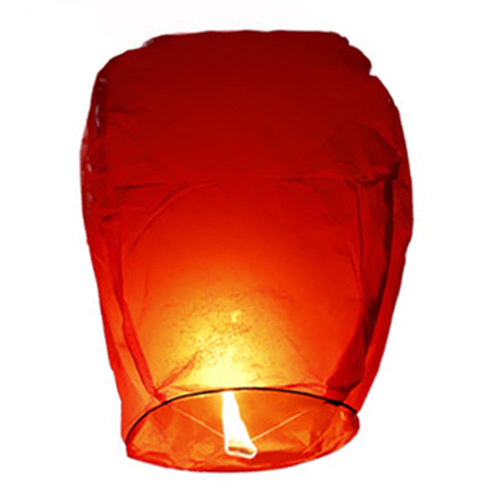 Lampion zburator, Flippy, hartie biodegradabila, Rosu-1