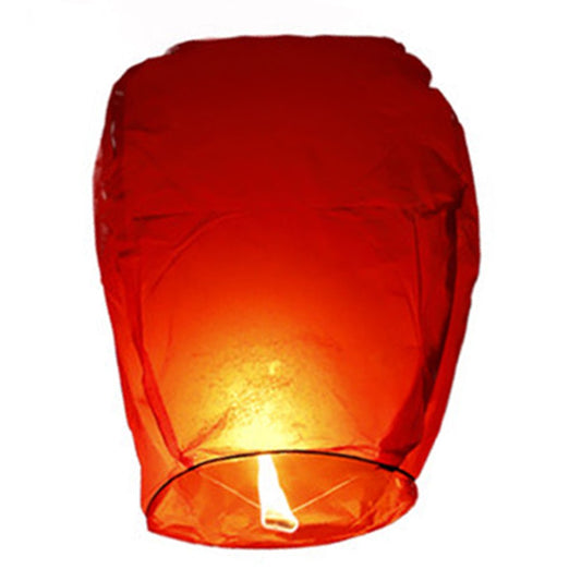 Lampion zburator, Flippy, hartie biodegradabila, Rosu-1