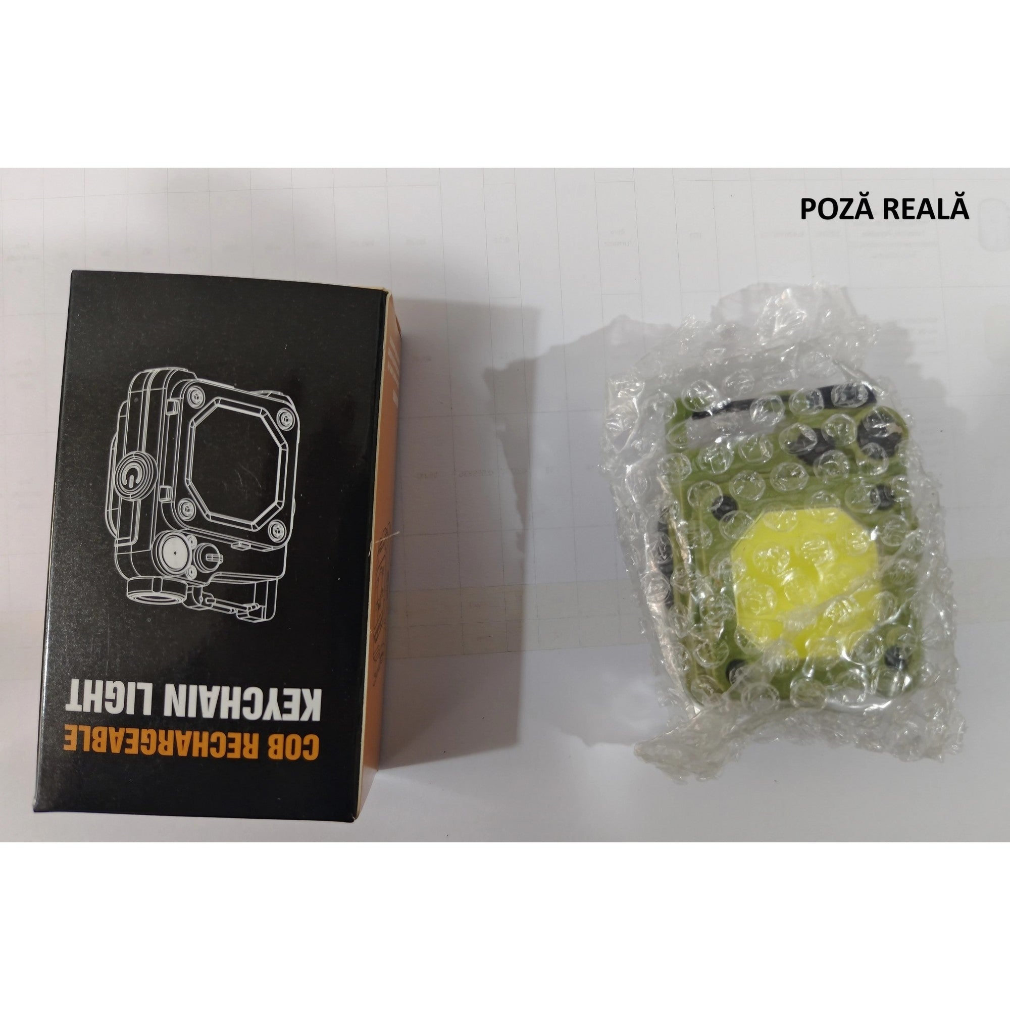 Lanterna Mini de Buzunar Tip Breloc, Flippy, Incarcare prin USB Type C, Multifunctionala, pentru Exterior, Camping, Alpinism, Ciclism, Mini Lanterna Elvis, 6.1 x 5 x 2.5 cm, Lumina Puternica, Culoare Verde-12