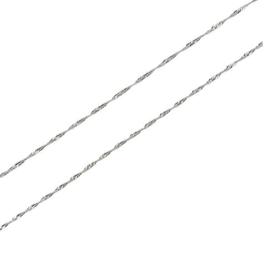 Lantisor Argint 925 Rasucit 55 cm, Jolie Silver, 2.6g-1