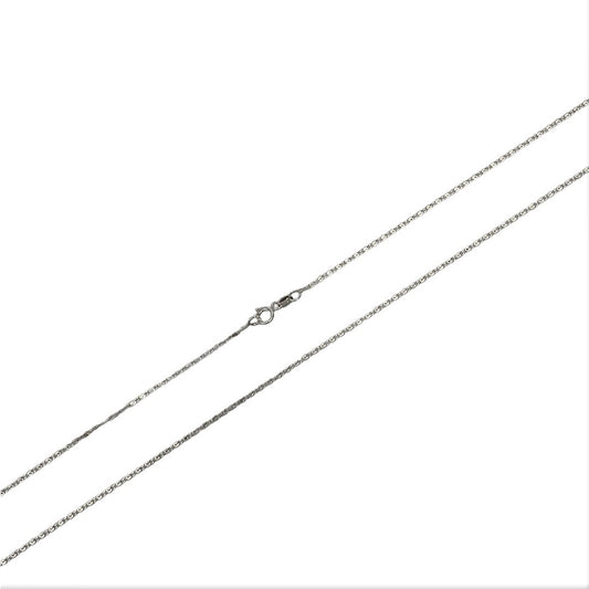 Lantisor din Argint 925, model plat rotund (ccc) 55 cm-0