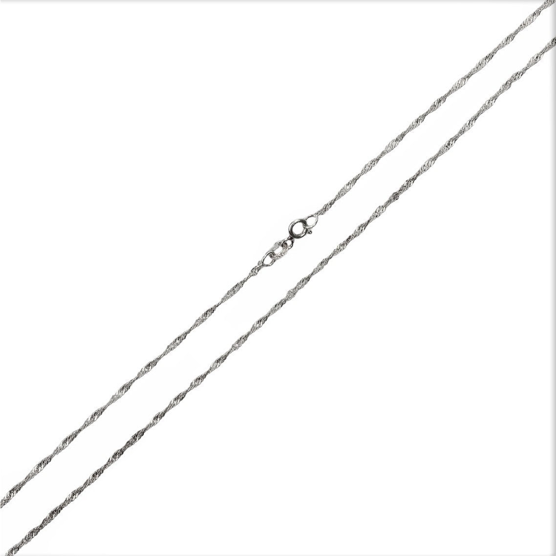 Lantisor din Argint 925 model Rasucit 39 cm-0