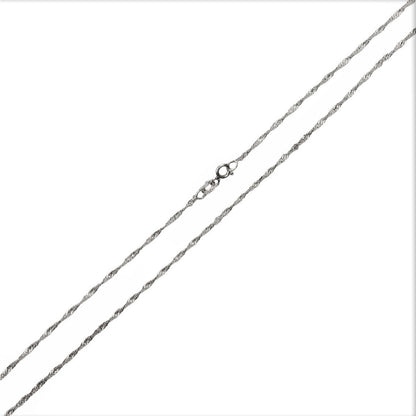 Lantisor din Argint 925 model Rasucit 39 cm-0