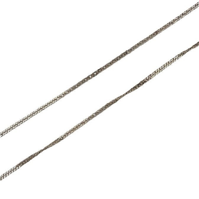 Lantisor din Argint 925, Zale Plate 55 Cm-0