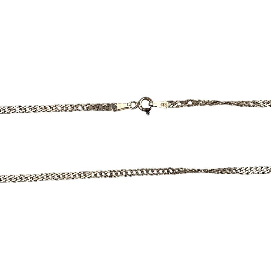 Lantisor din Argint 925, Zale Plate 55 Cm-3