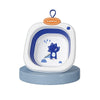 Lavoar Pliabil, Flippy, pentru Copii 1-8 Ani, Model Animat, din PP+TPE, 32x29x10 cm, Albastru-0