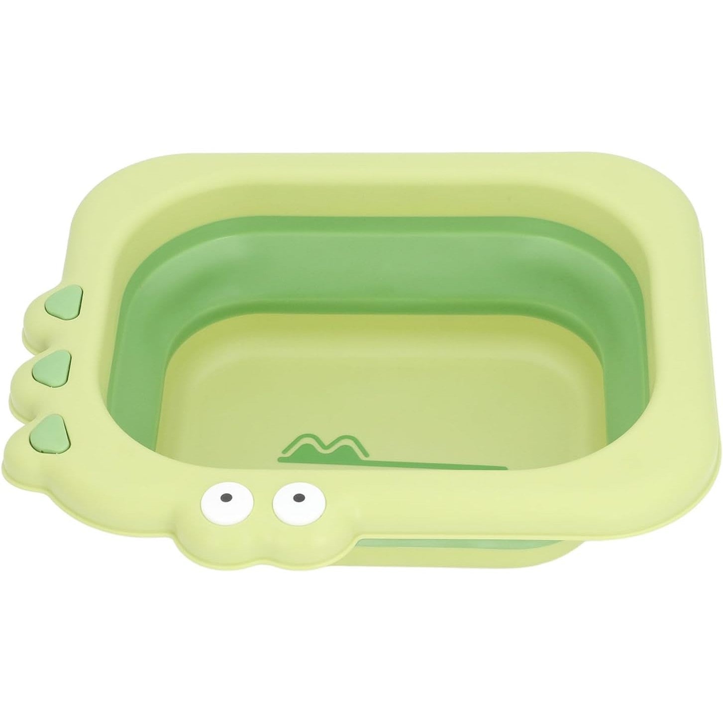 Lavoar Pliabil, Flippy, pentru Copii, din PP/TPE, Portabil, Model Crocodil, 30x24.5x9 cm, Verde-5